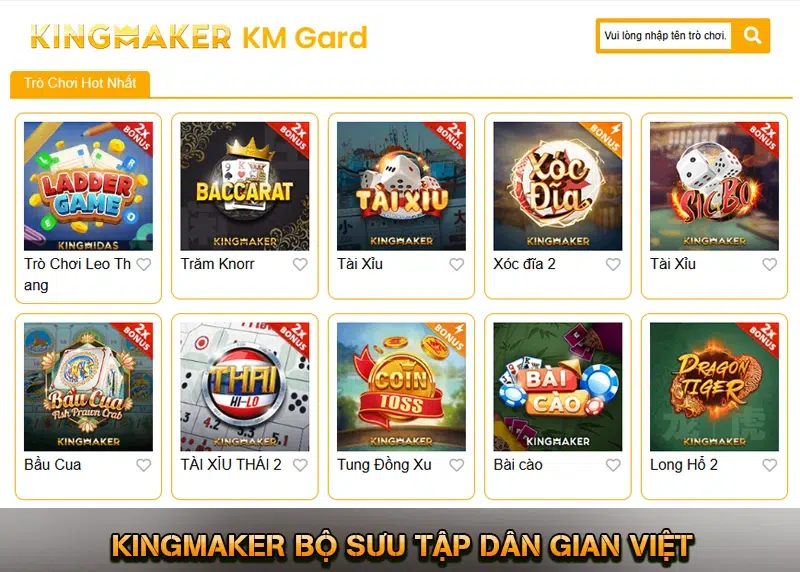 Game Bài KUWIN - Trải Nghiệm Đa Sảnh Thực Tế Hấp Dẫn 2026 12 Kingmaker bộ sưu tập dân gian Việt